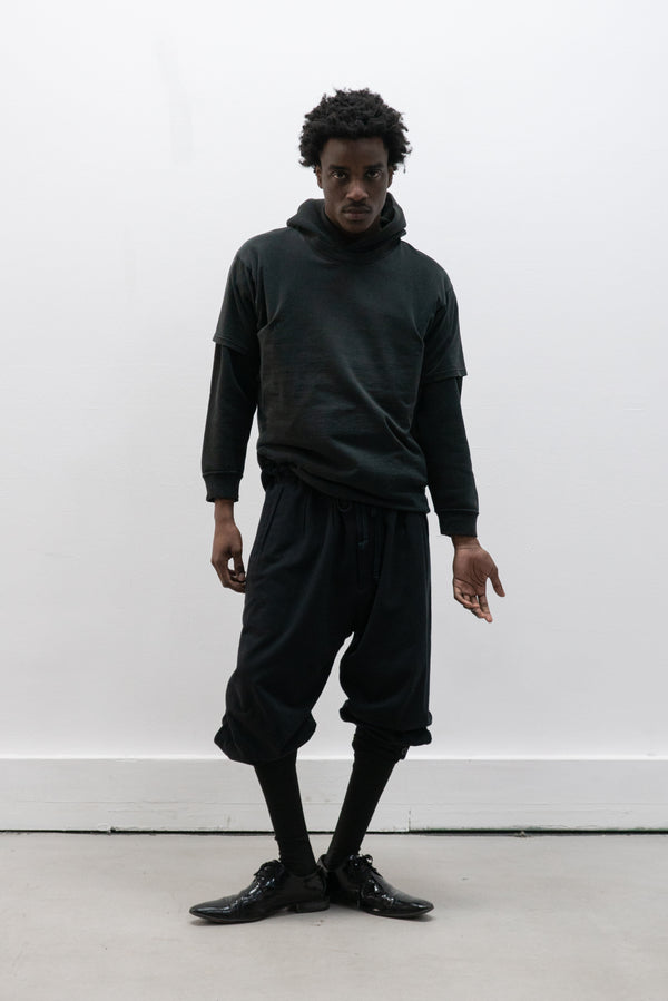 yohji yamamoto three quarter baloon joggers