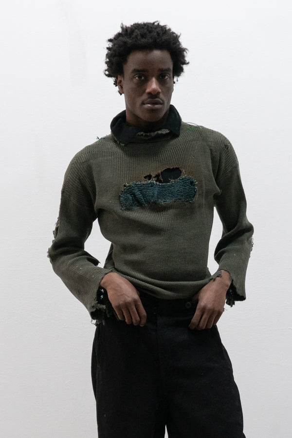 1940s german turtleneck knit