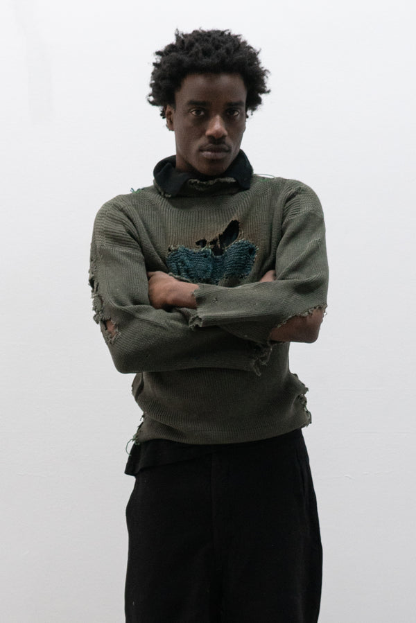 1940s german turtleneck knit