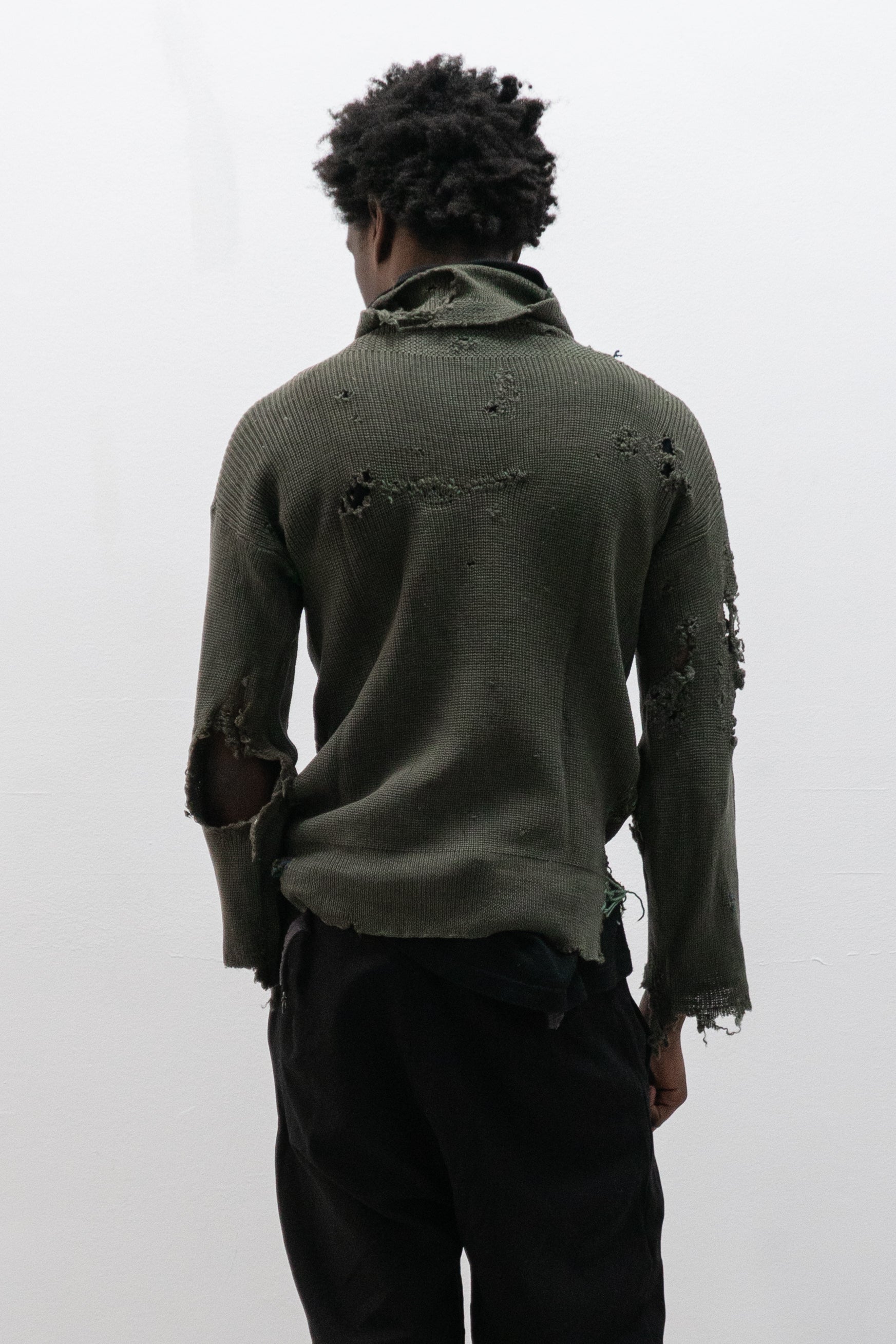 1940s german turtleneck knit