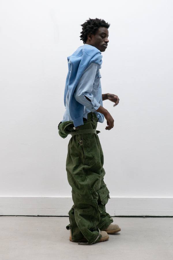 1970s us army button up shirt