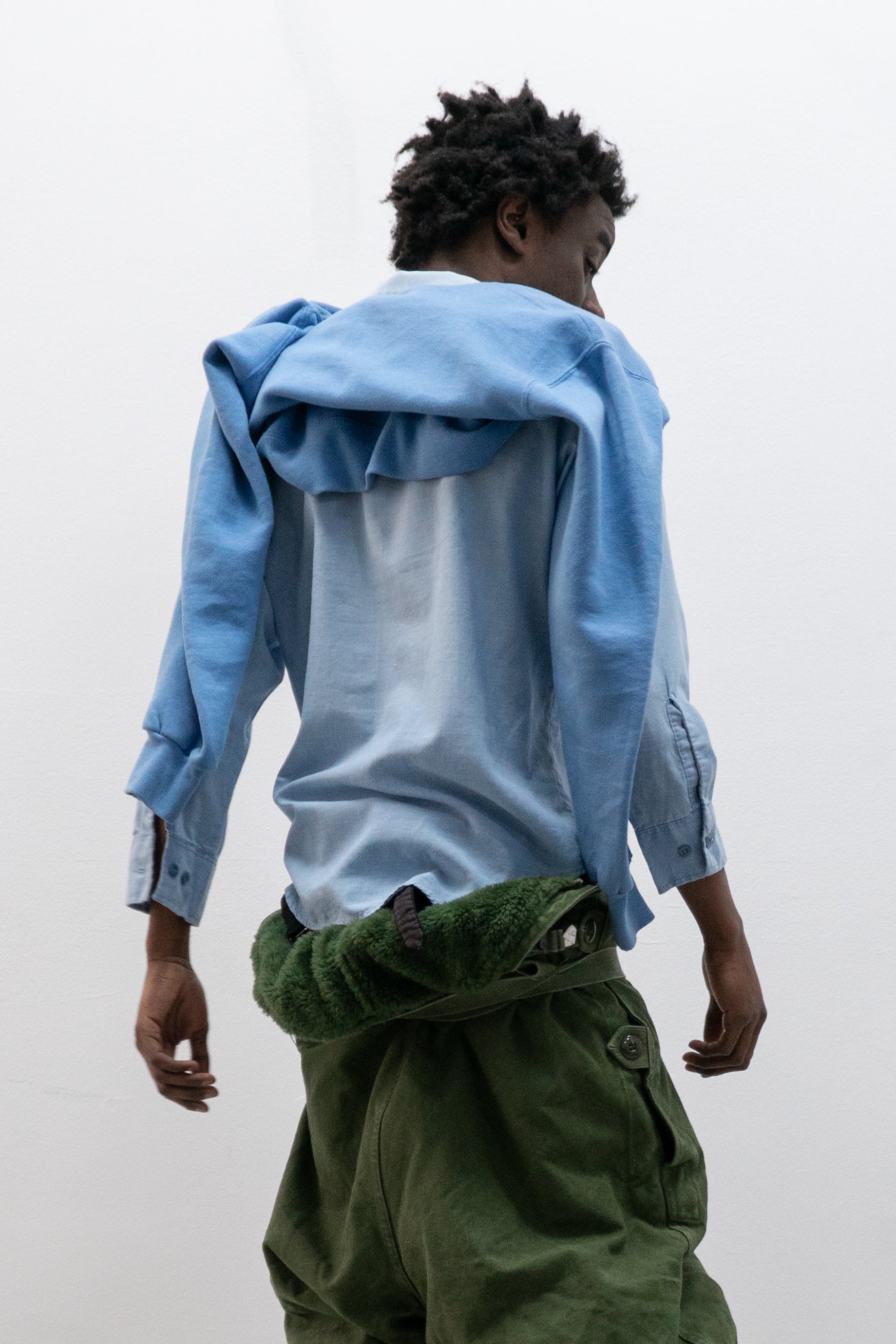 1970s us army button up shirt