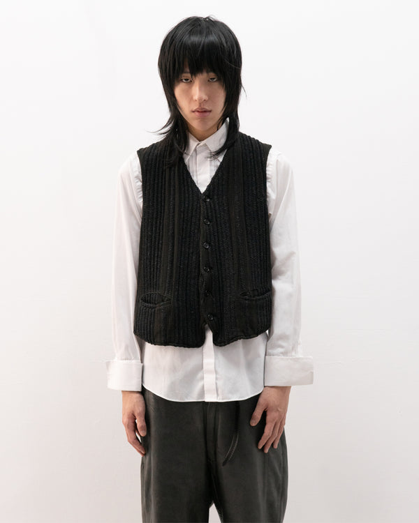 yohji yamamoto knitted vest