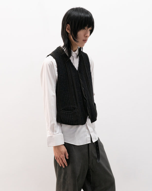 yohji yamamoto knitted vest