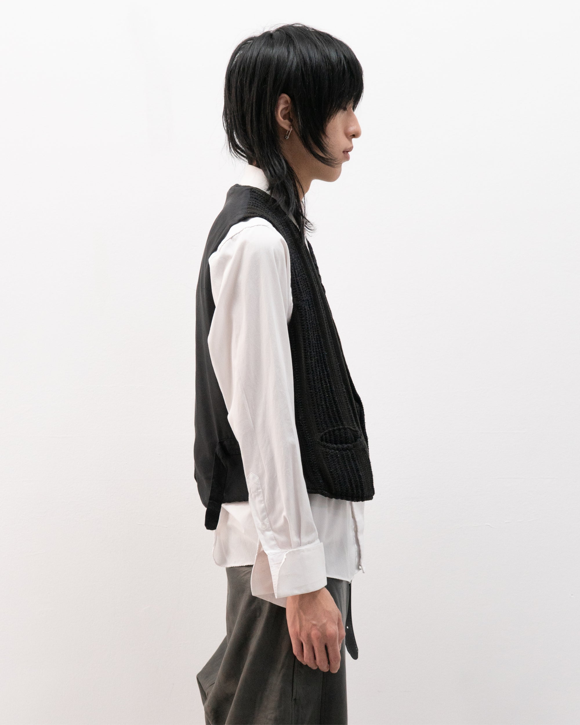 yohji yamamoto knitted vest