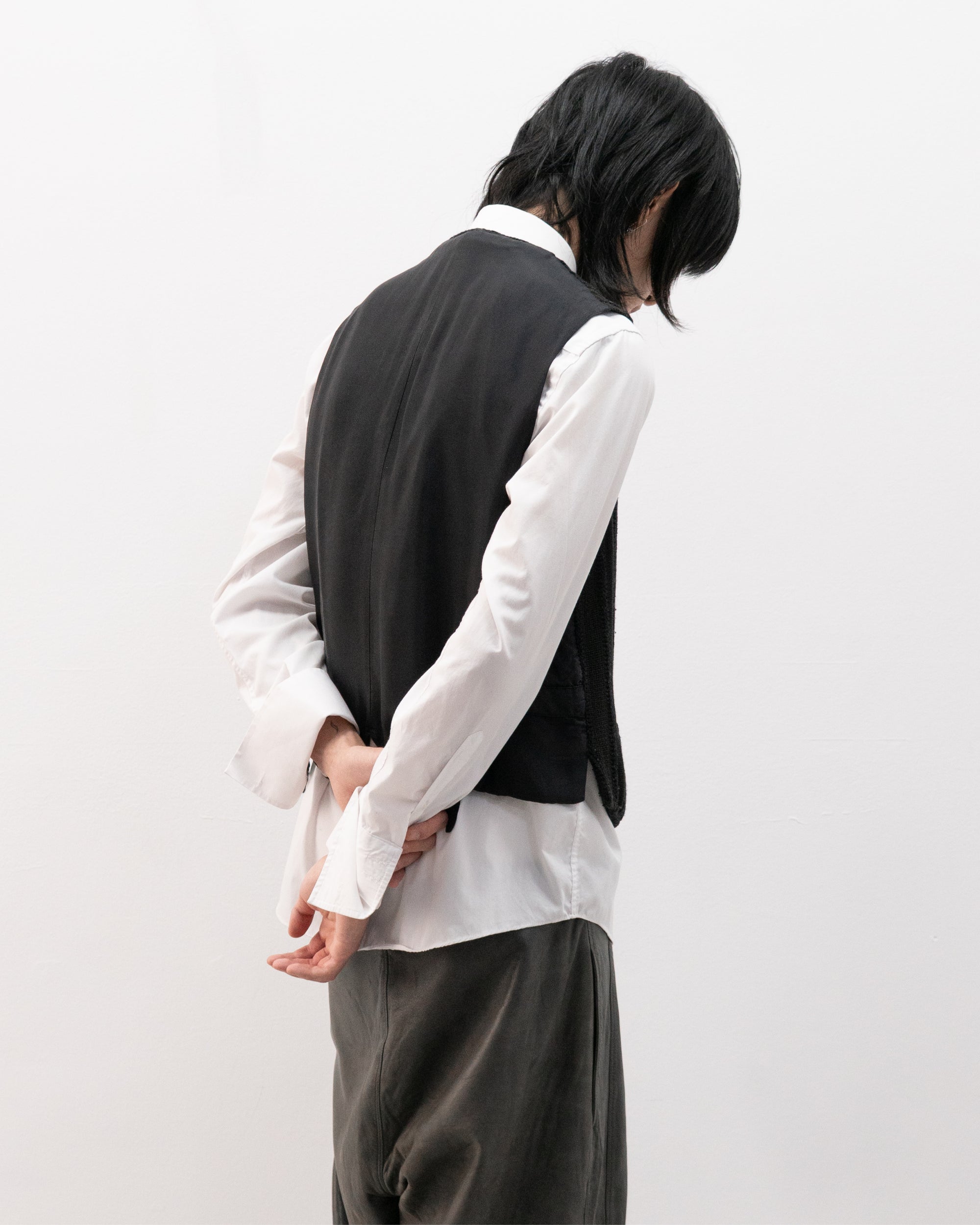 yohji yamamoto knitted vest