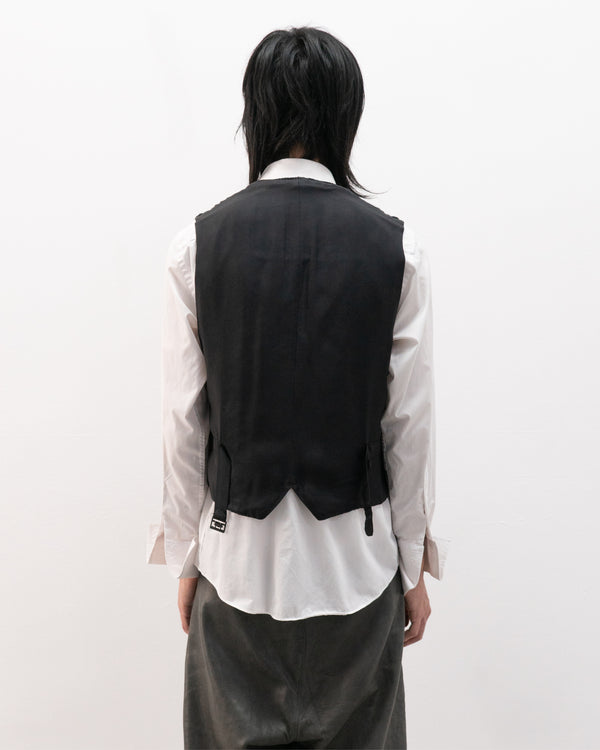 yohji yamamoto knitted vest