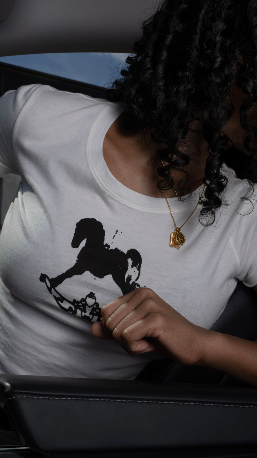 Final Layer Rocking Horse Baby Tee