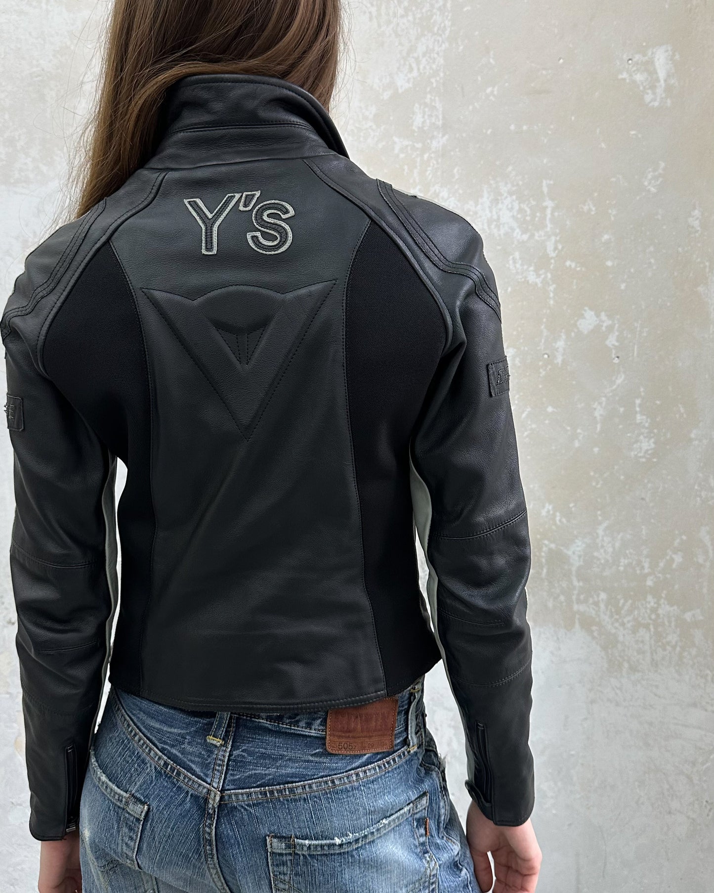 Yohji Yamamoto Y's x Dainese AW04 Motorcycle Leather Jacket