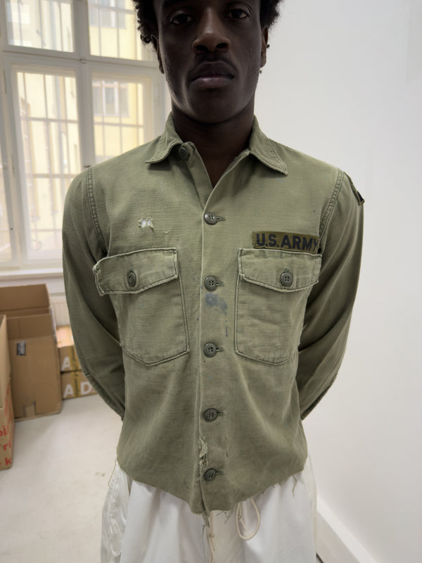 1960s us army og-107 shirt