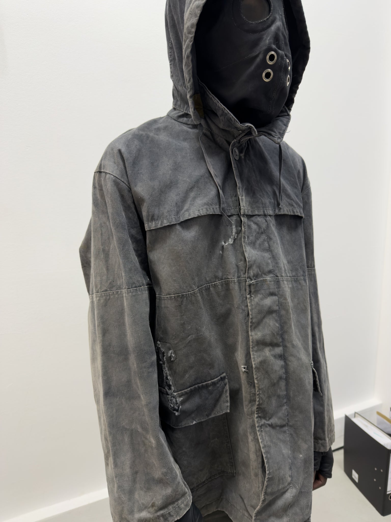 1950s ussr waxed workers jacket