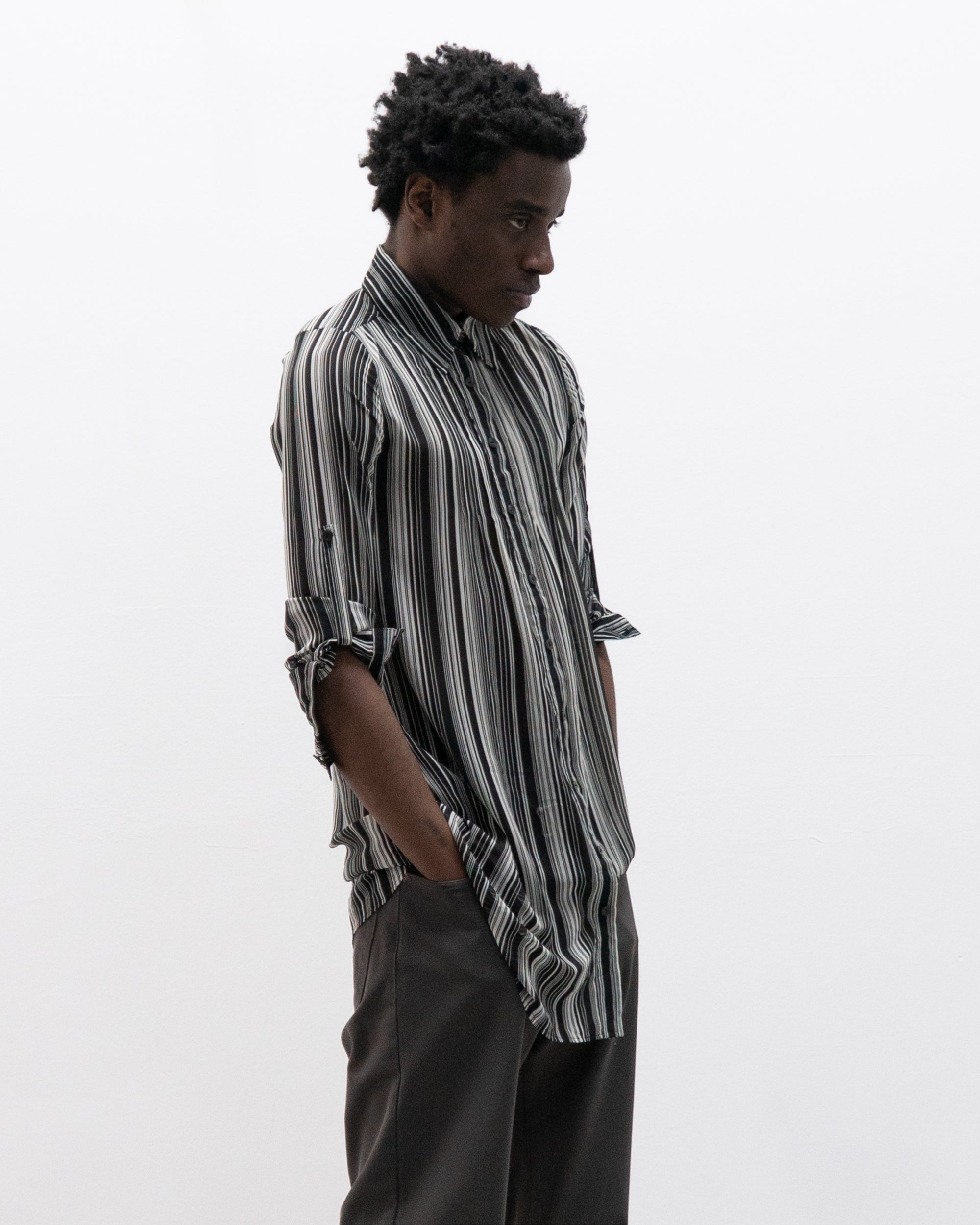 tornado mart translucent long shirt