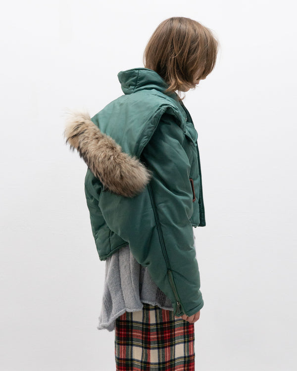 closed by marithé + francois girbaud triangle bomber jacket