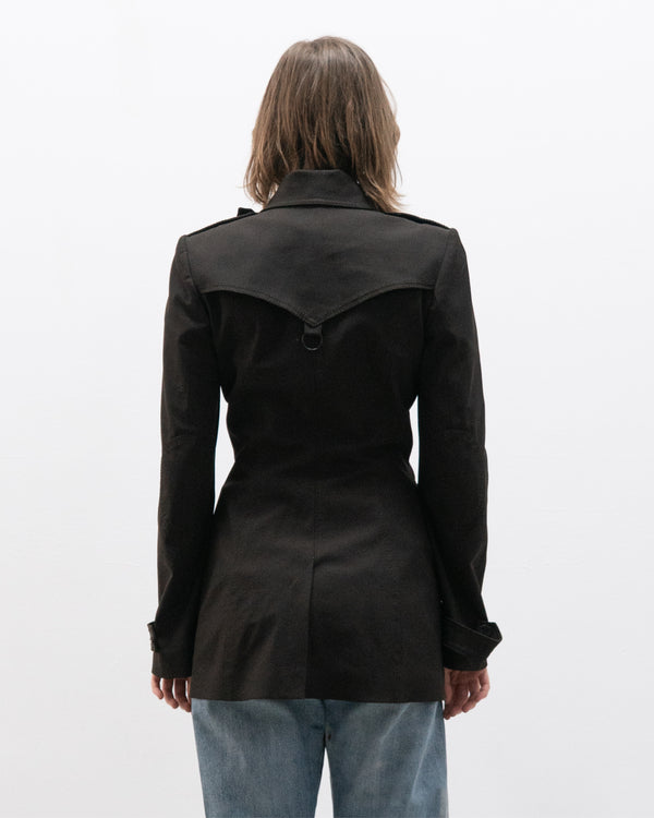 plein sud short trench coat