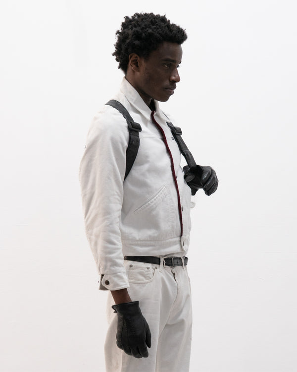 1990s ruffo leather backpack