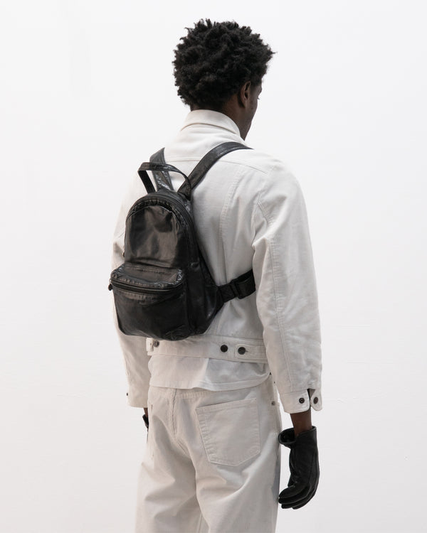 1990s ruffo leather backpack