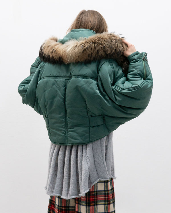 closed by marithé + francois girbaud triangle bomber jacket