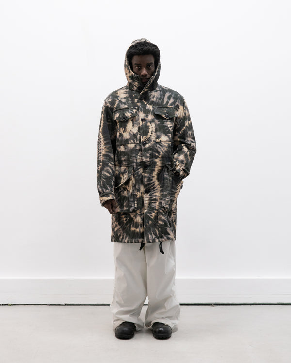 dries van noten tie dye parka