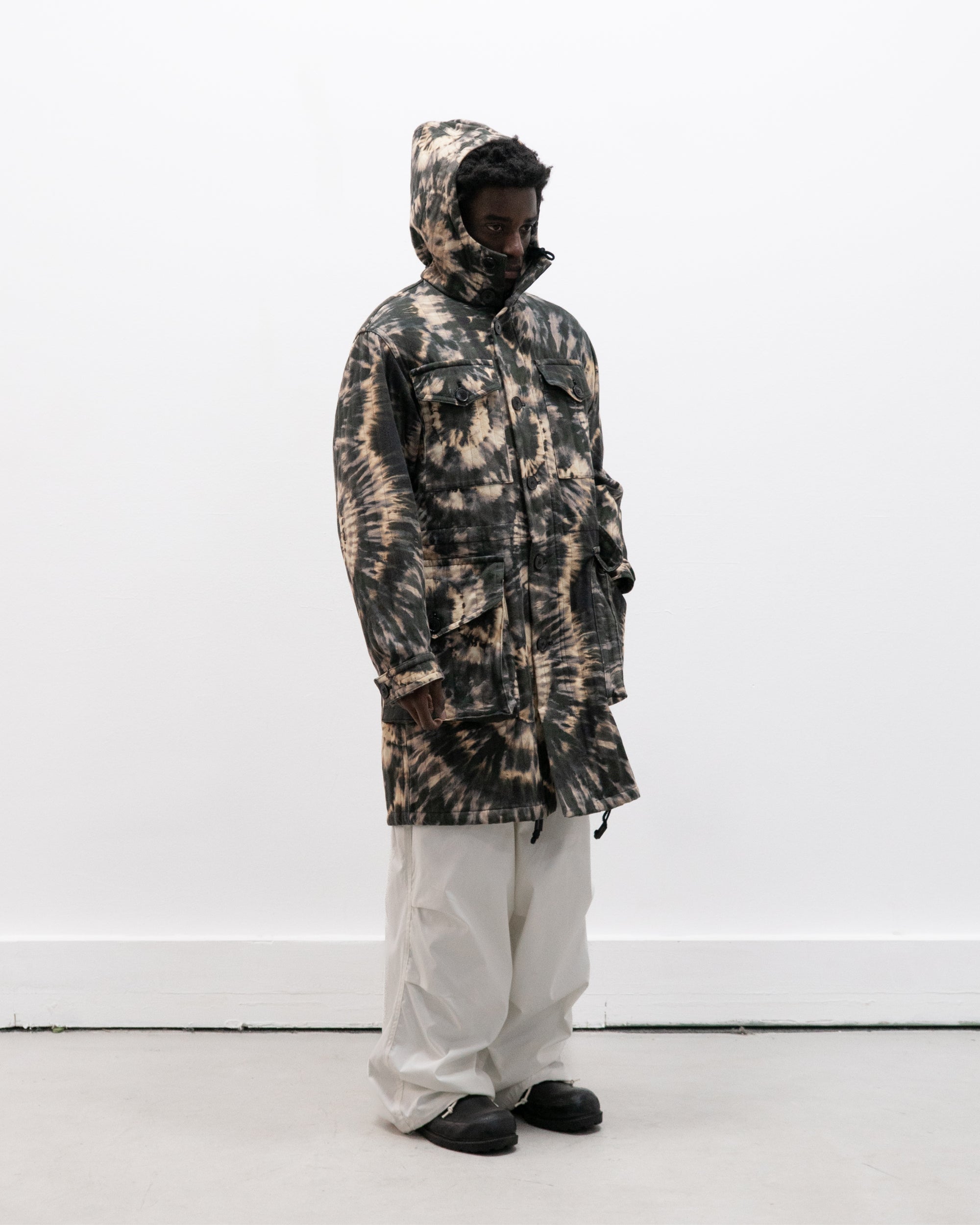 dries van noten tie dye parka