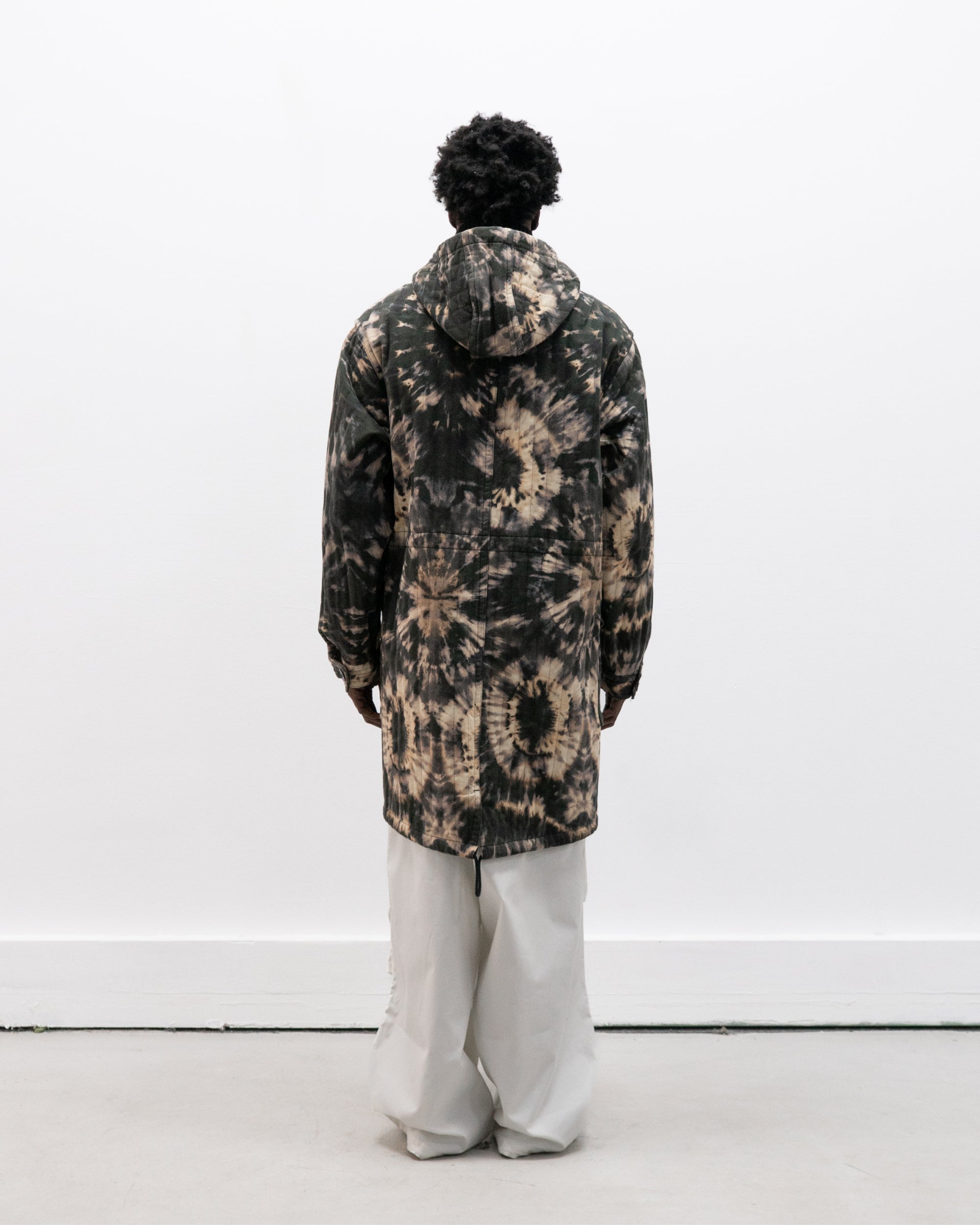 dries van noten tie dye parka