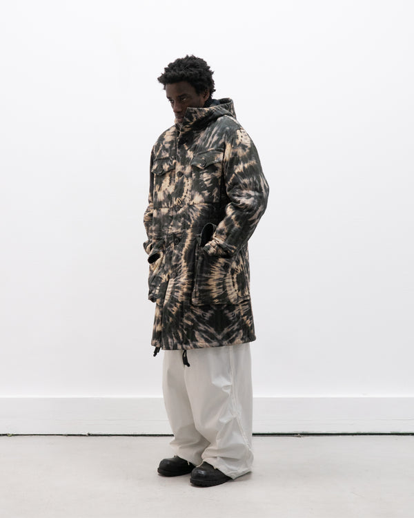 dries van noten tie dye parka