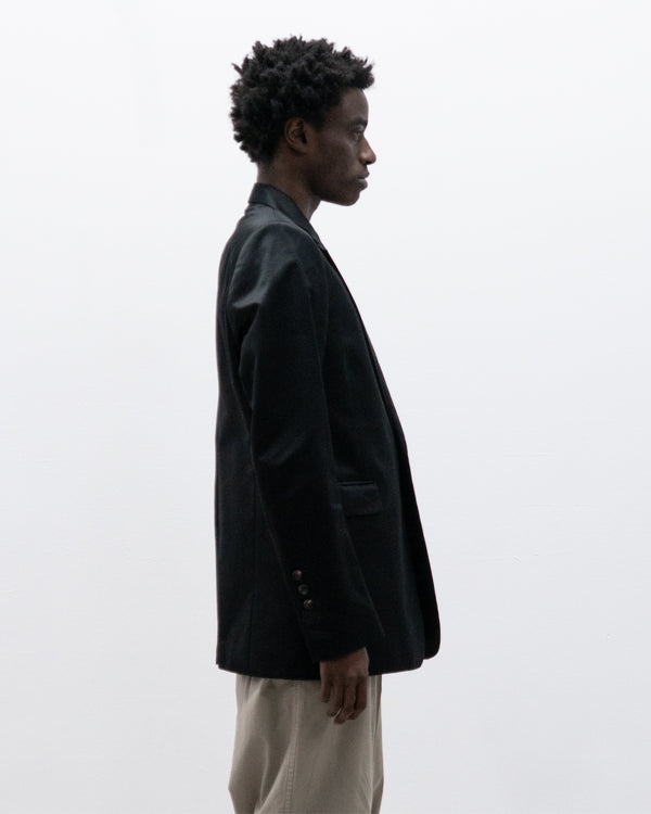 rick owens satin blazer