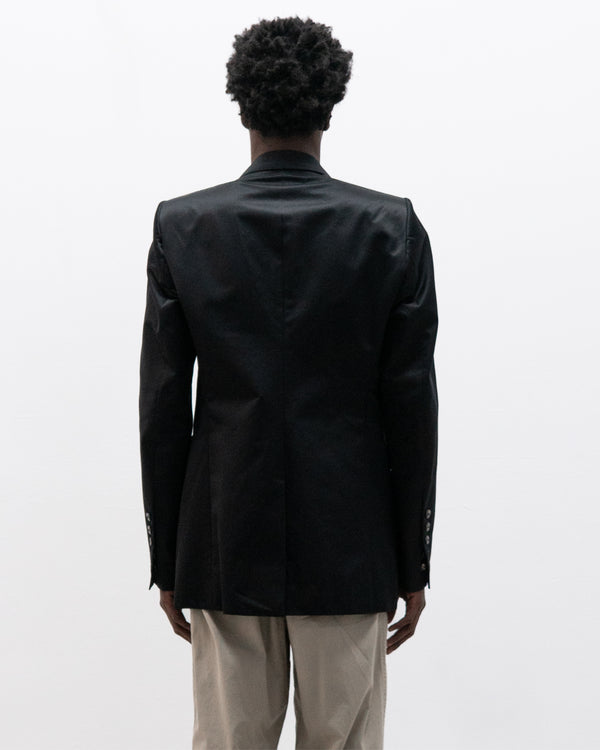 rick owens satin blazer