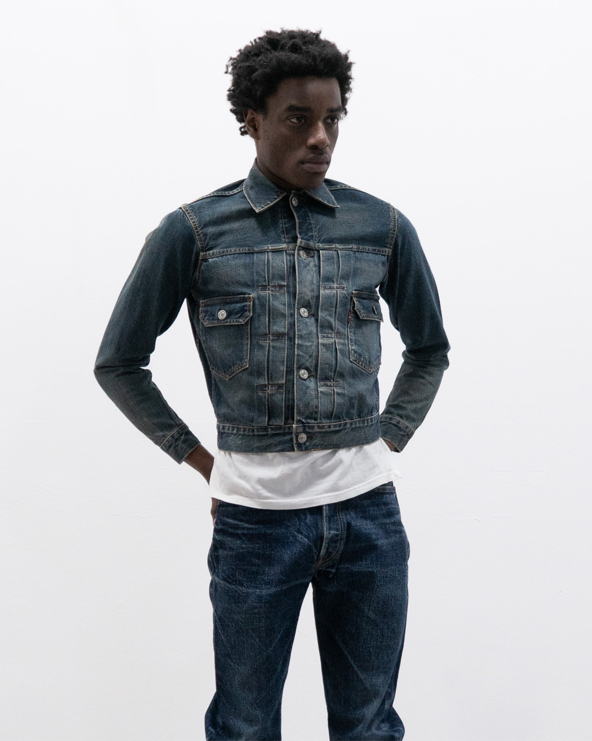 denime type 2 selvedge denim jacket
