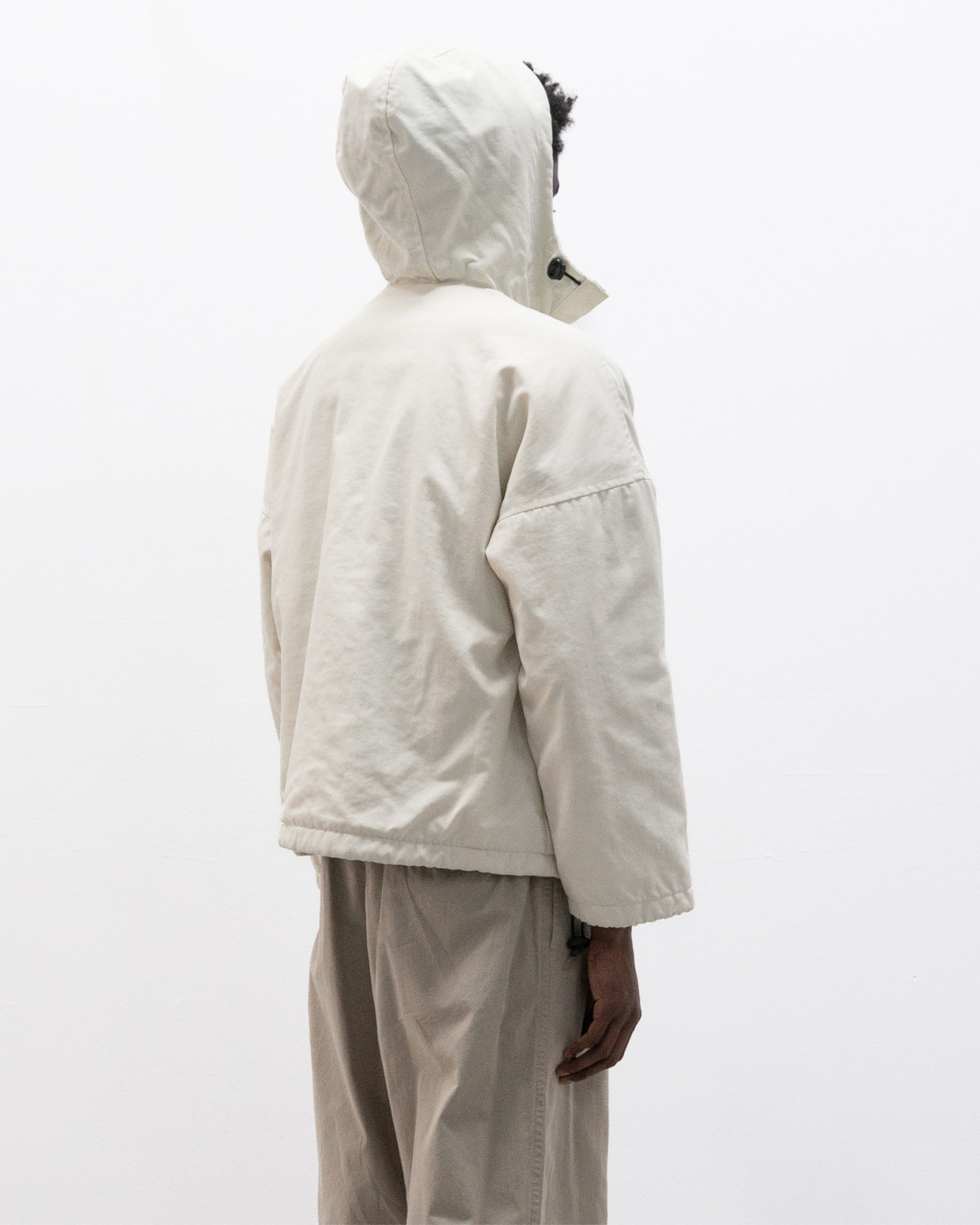 armani jeans hooded nylon anorak