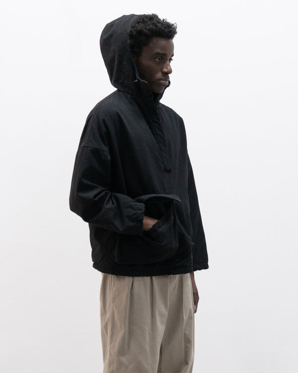 armani jeans hooded nylon anorak