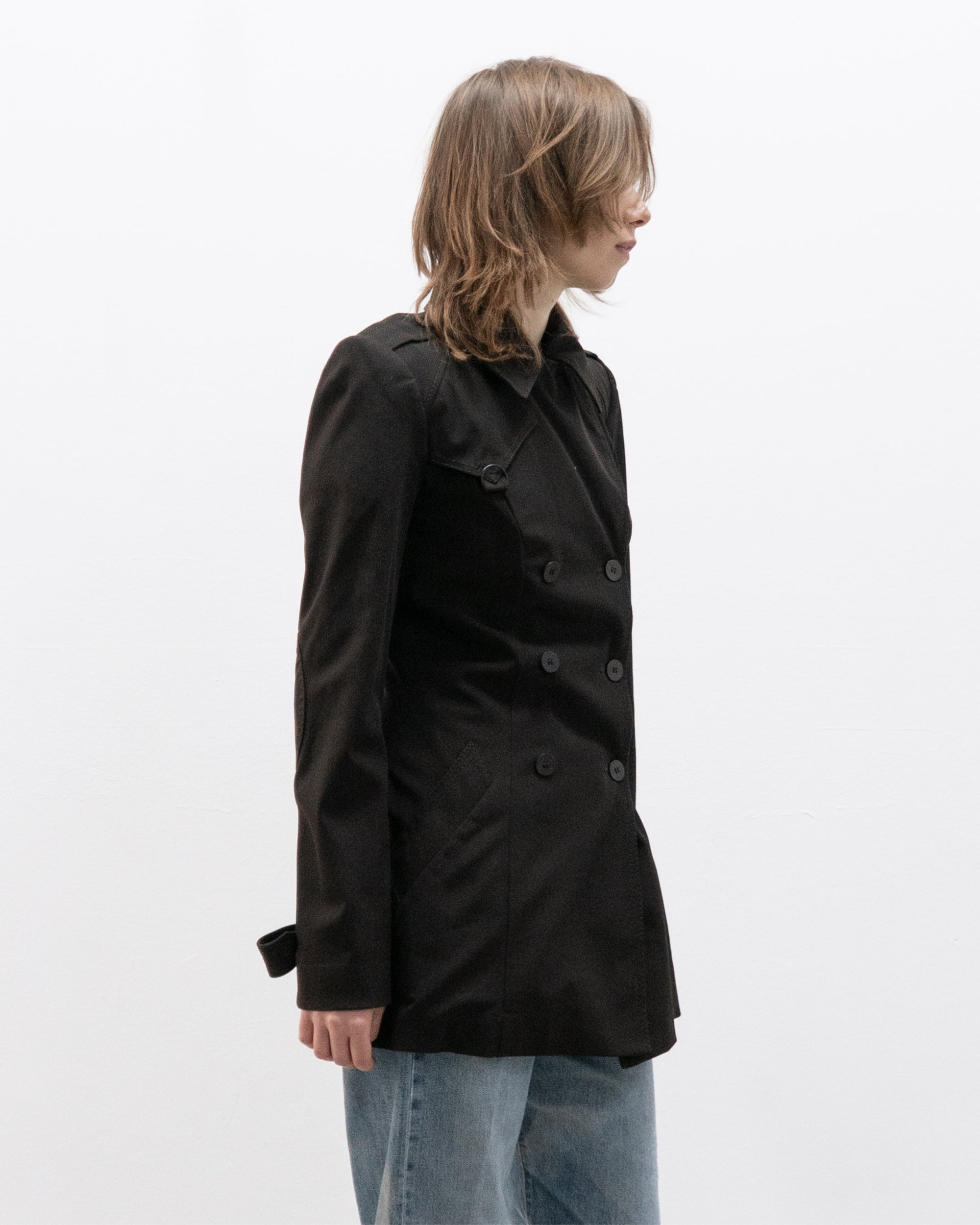 plein sud short trench coat