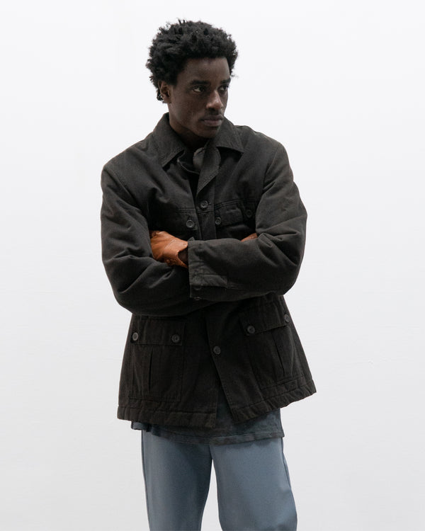 italian designer moleskin overshirt