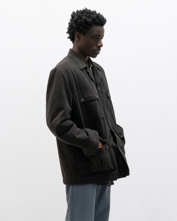 italian designer moleskin overshirt
