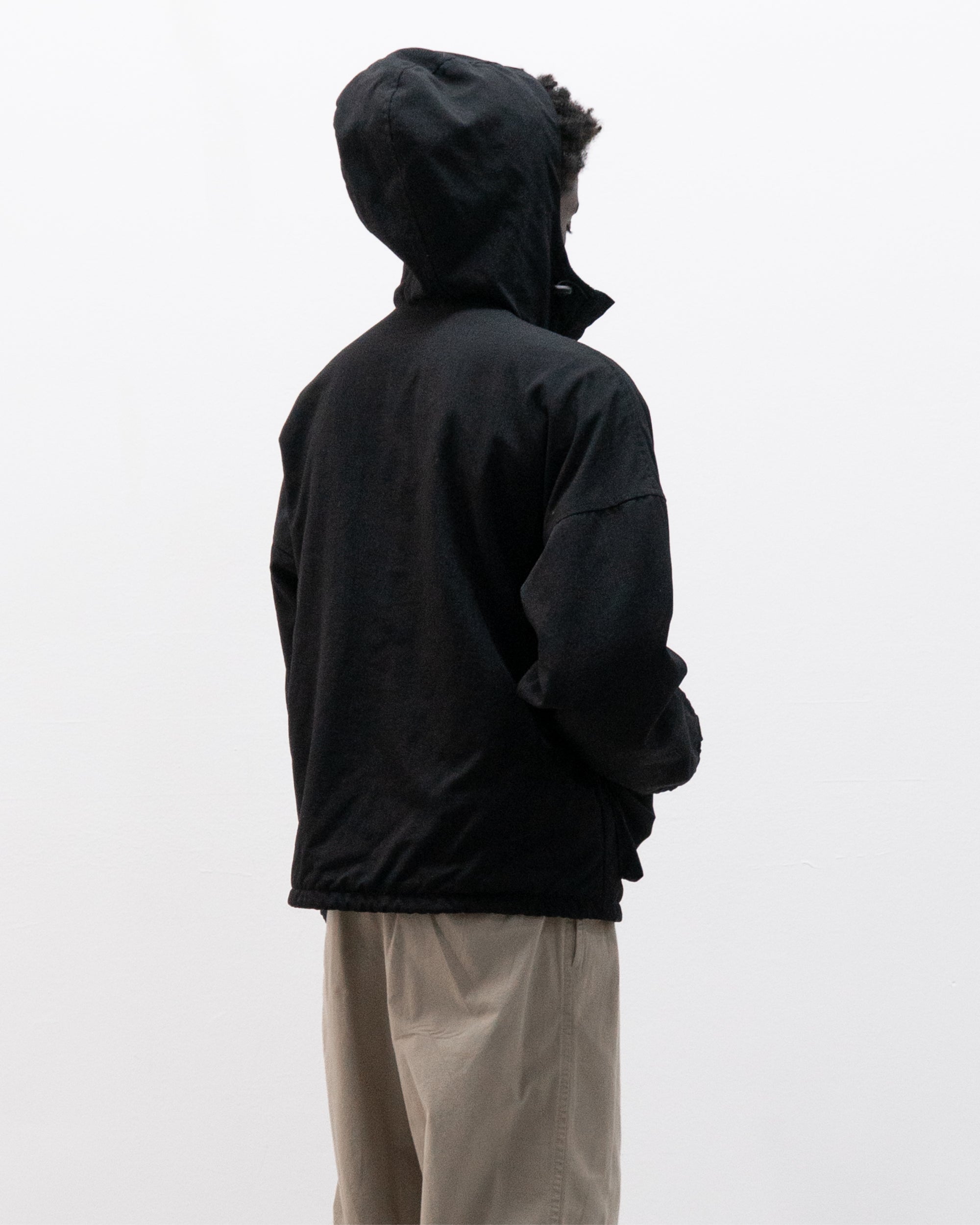 armani jeans hooded nylon anorak