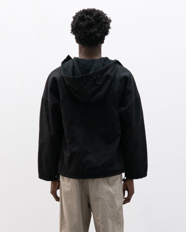 armani jeans hooded nylon anorak