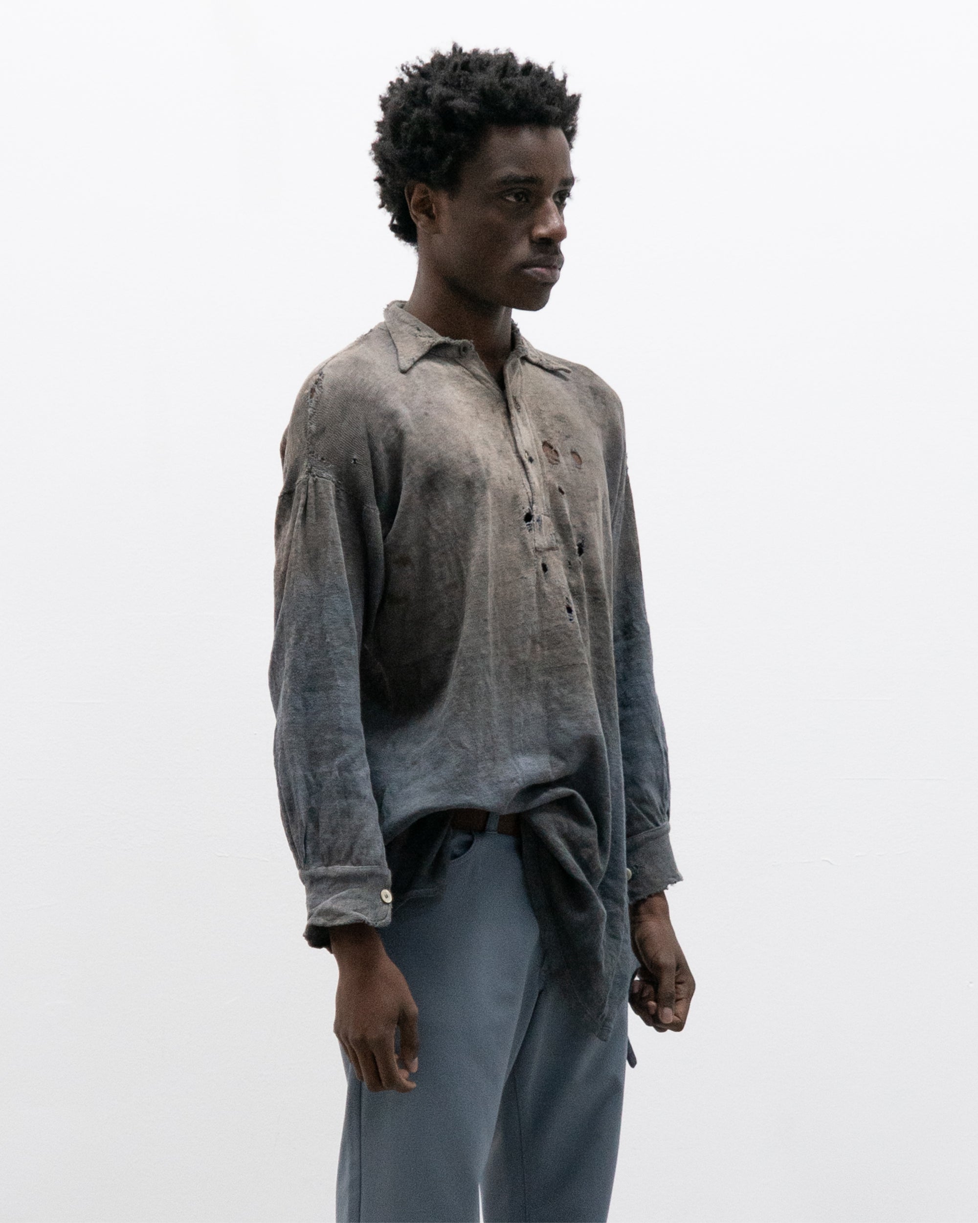 1930s german henley long shirt