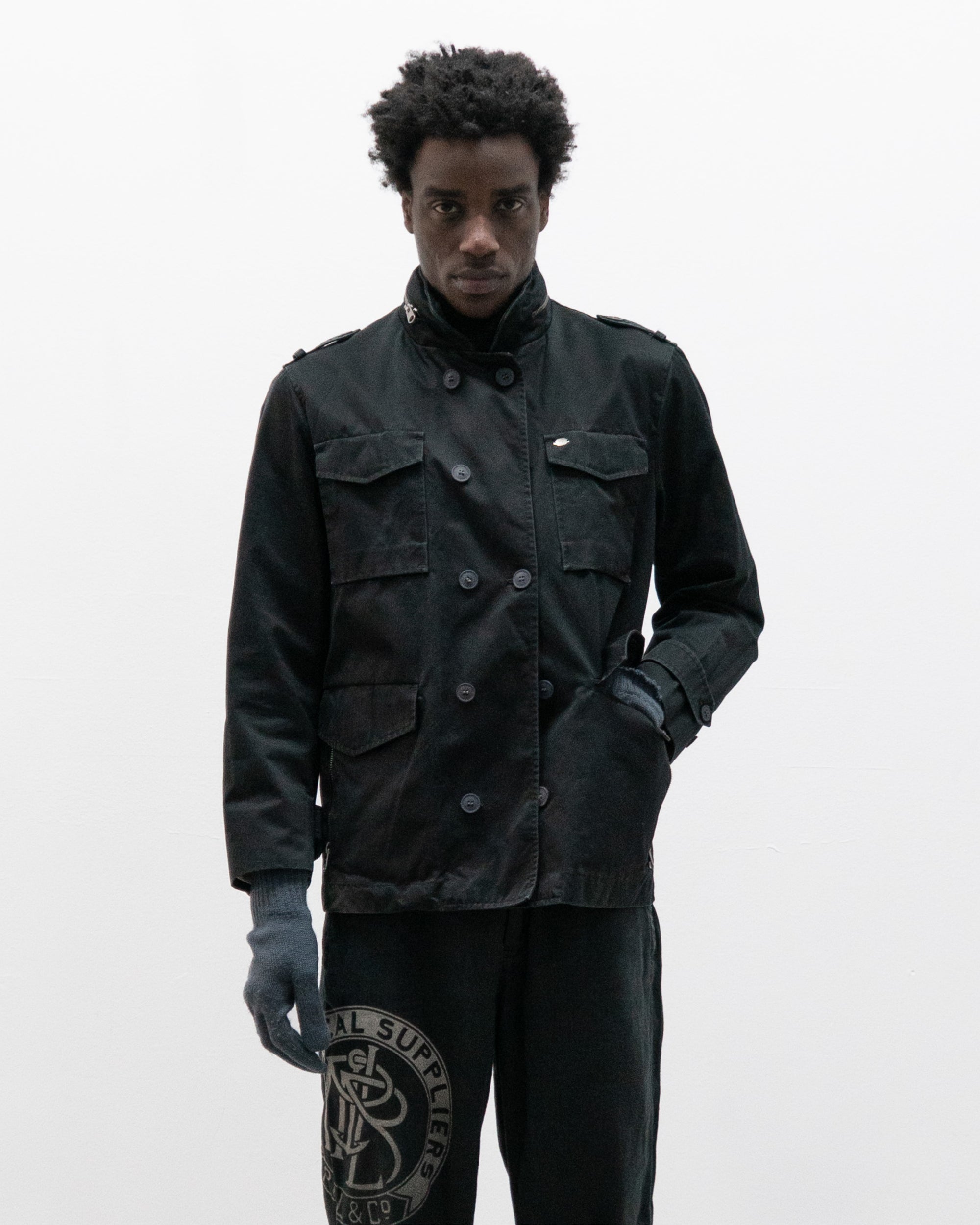 italian designer double breasted m65