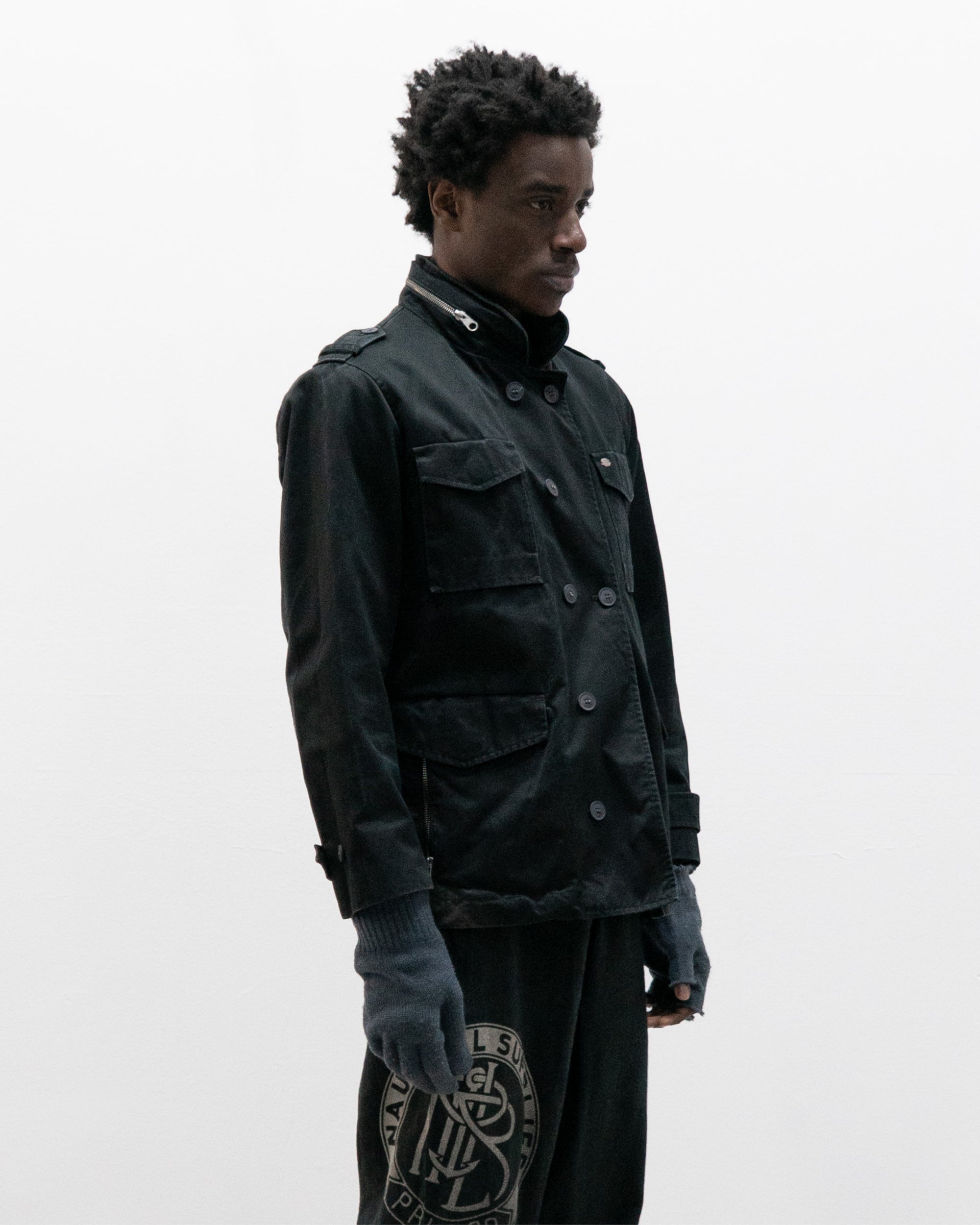 italian designer double breasted m65