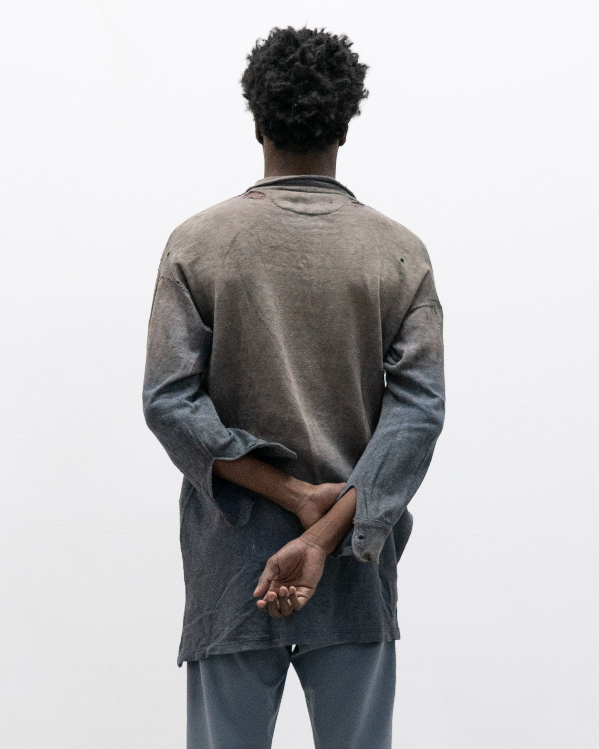 1930s german henley long shirt