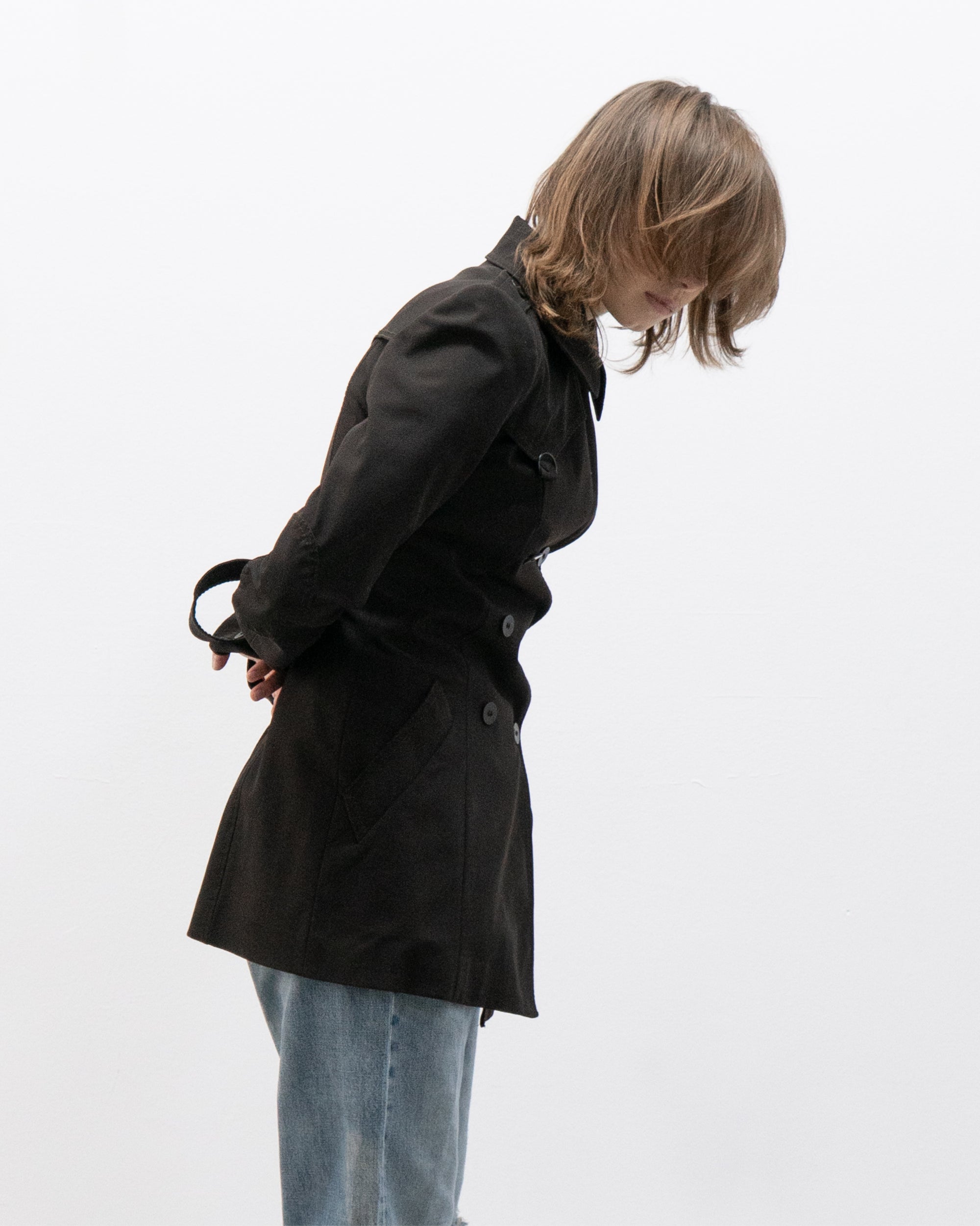 plein sud short trench coat