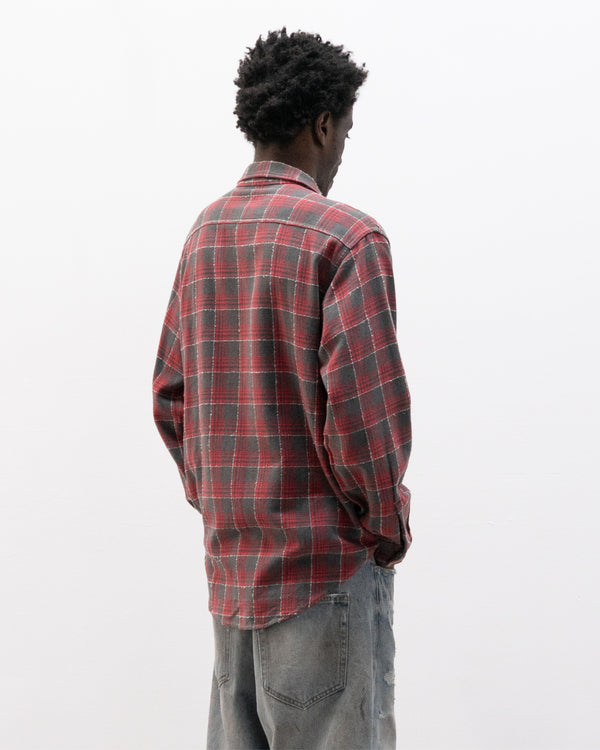 sugar cane plaid button up shirt