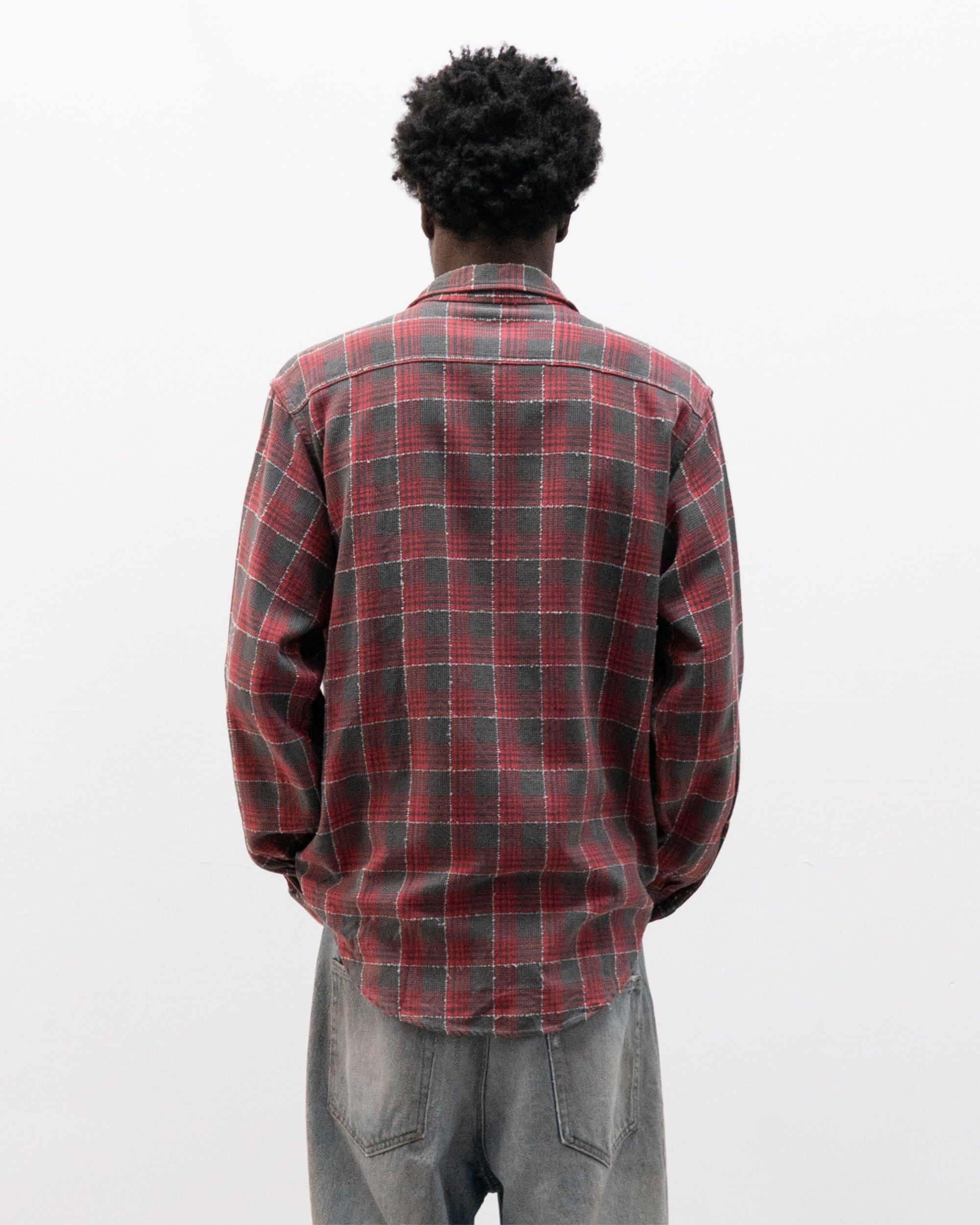 sugar cane plaid button up shirt