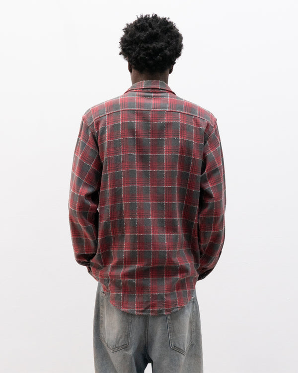 sugar cane plaid button up shirt