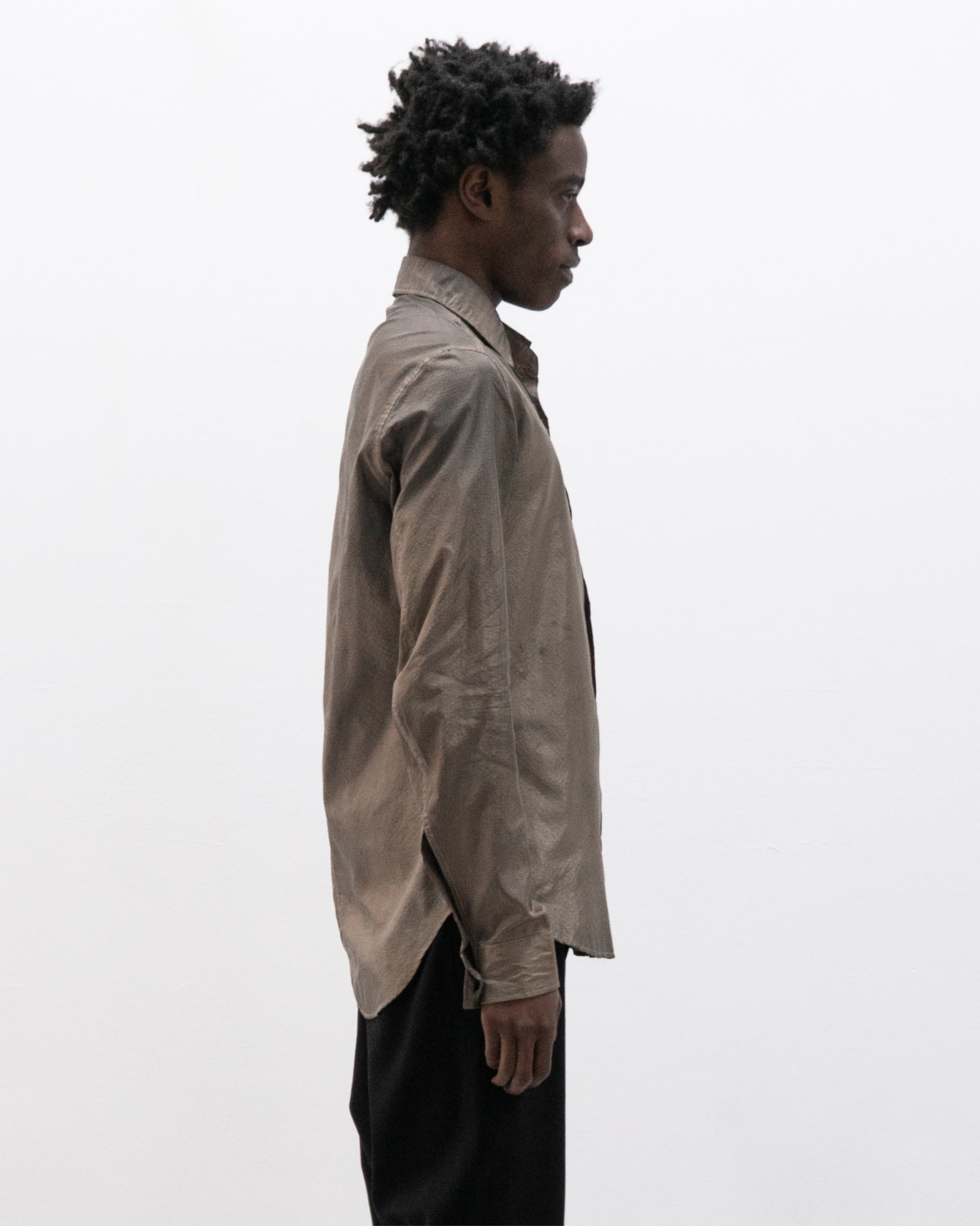 deepti sterling silver button up shirt