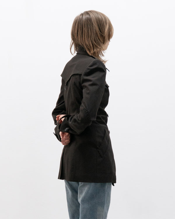 plein sud short trench coat