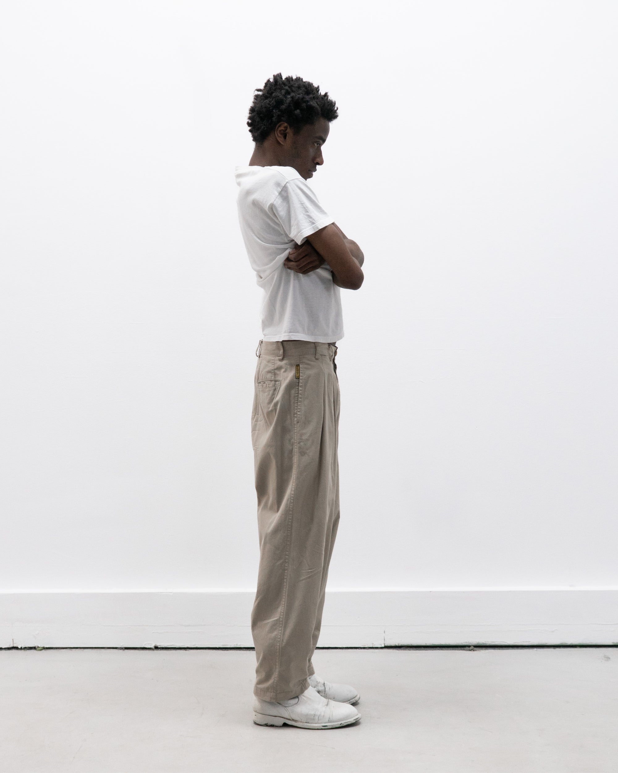 armani jeans 1980s darted trousers