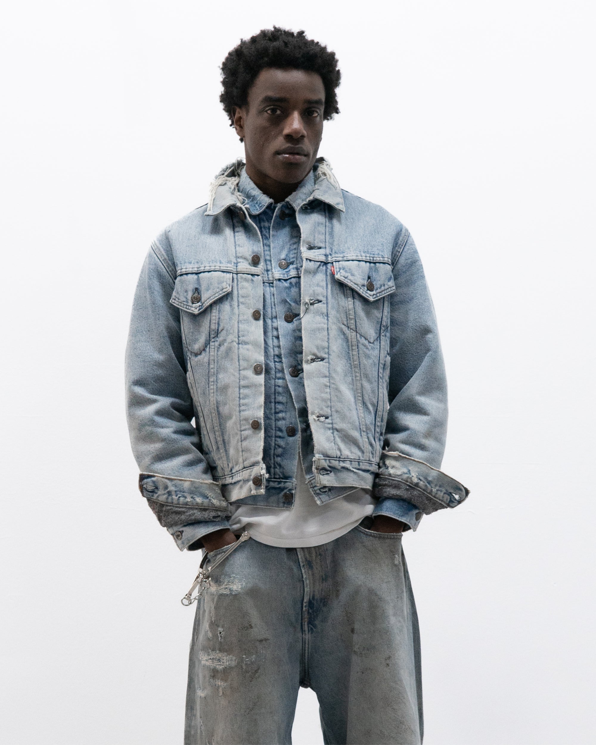 1980s levi's blanket lined type 3 denim jacket