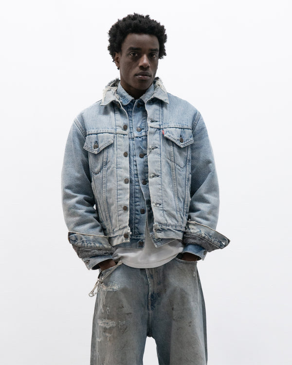 1980s levi's blanket lined type 3 denim jacket