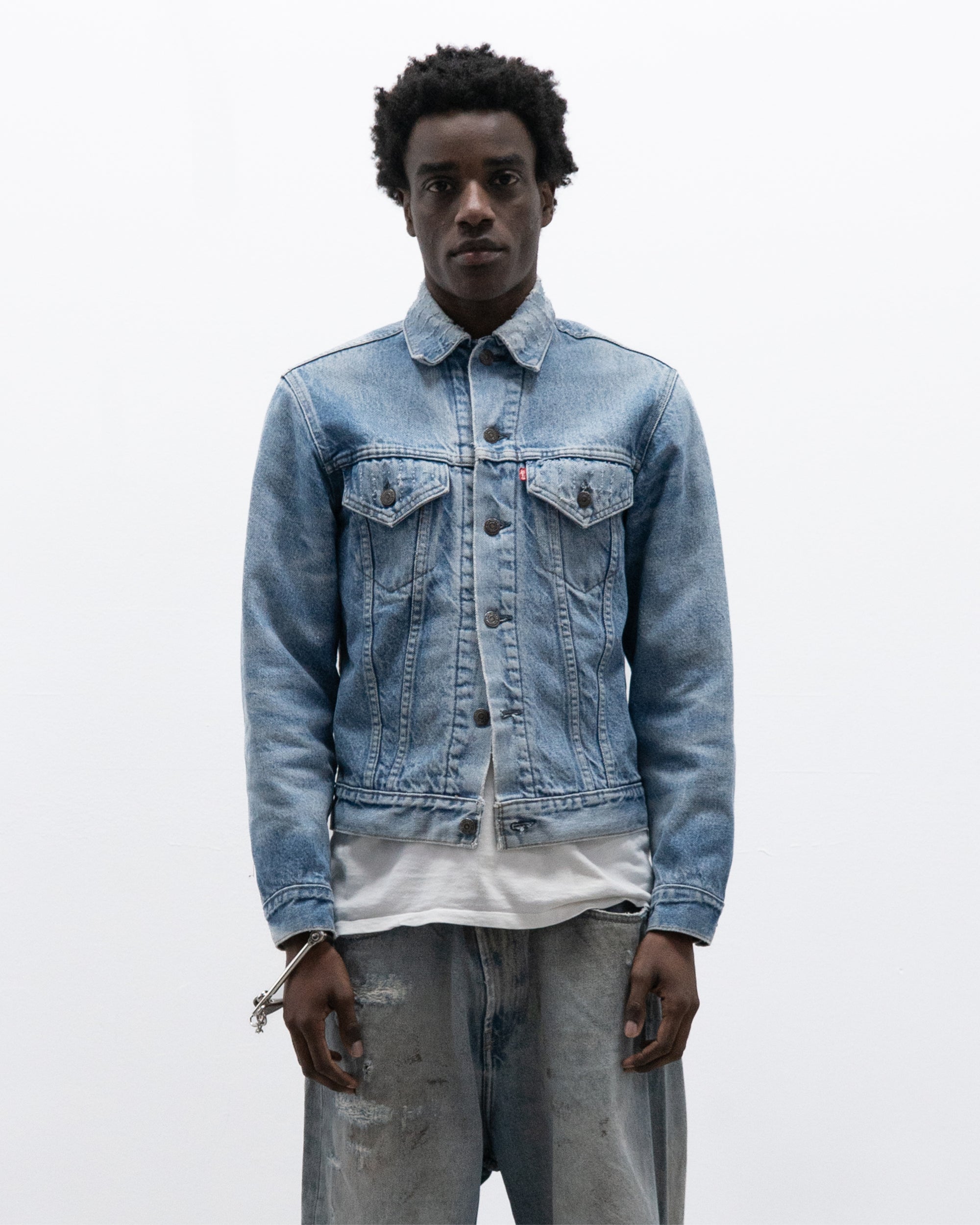 1970's levi's type 3 trucker jacket with blanket lining