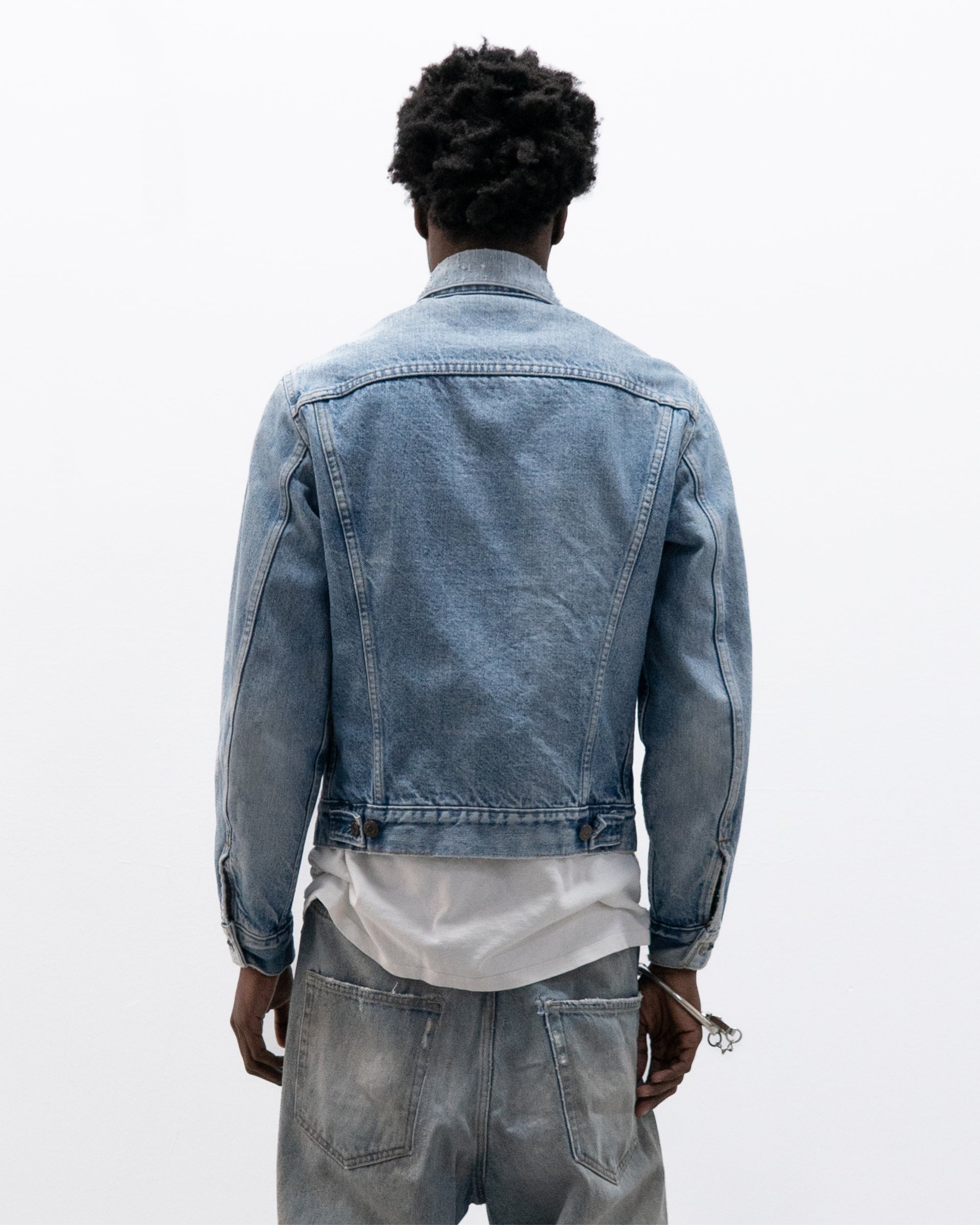 1970's levi's type 3 trucker jacket with blanket lining